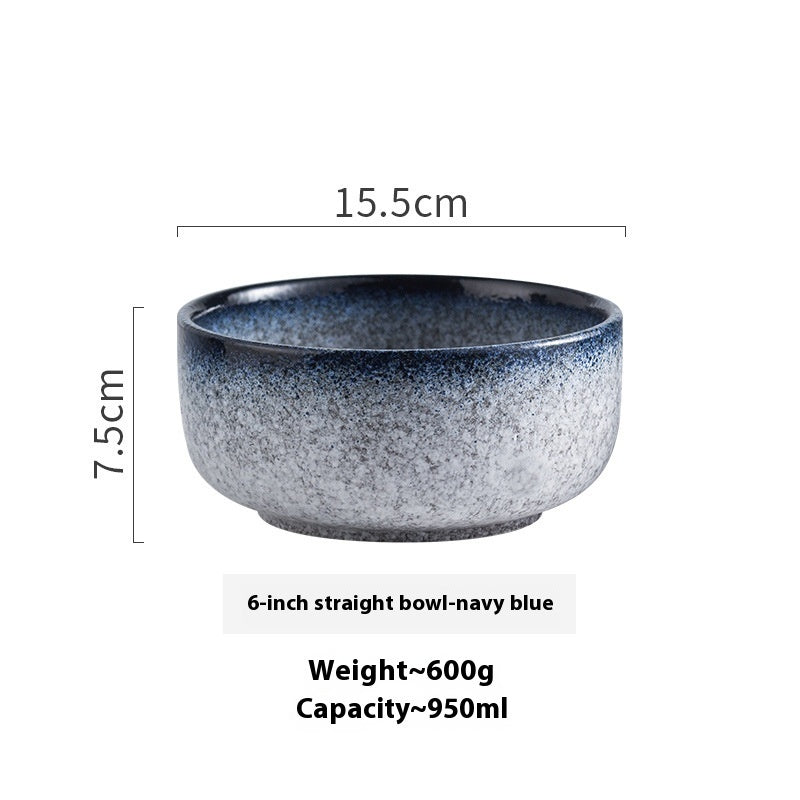 Japanese-style Commercial Retro Straight Noodle Bowl