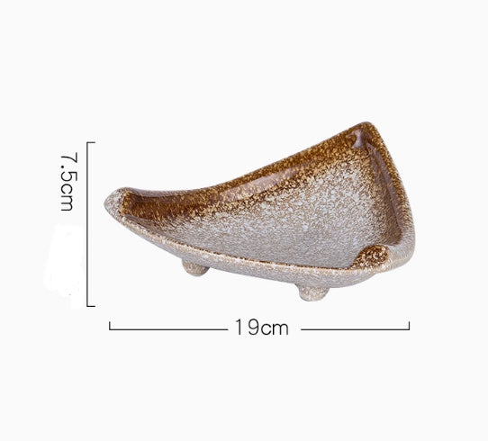 Japanese Style Plate Creative Irregular Household Personality