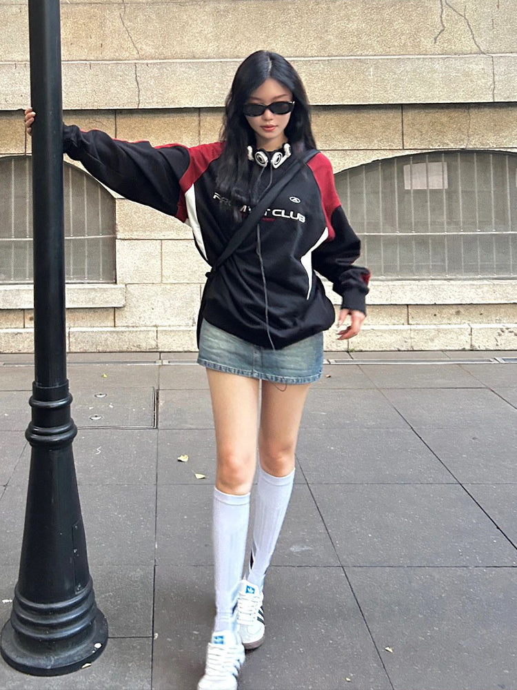 Embroidered Letter Sweater – Urban Streetwear Essential