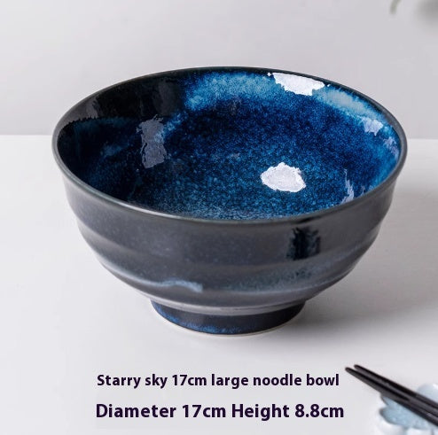 Ceramic Household Lamian Noodles Bowl Antique Tableware Imported From Japan