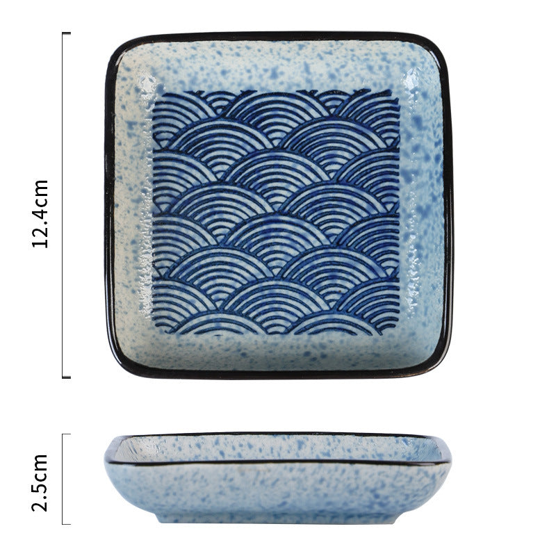 Japanese Style Ceramic Plate Square