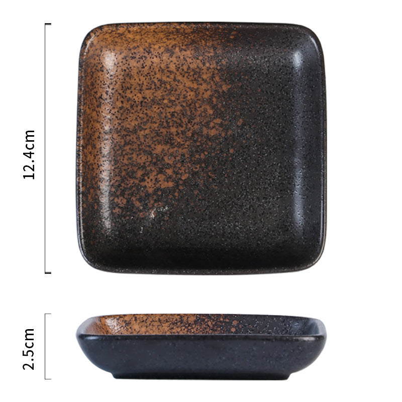 Japanese Style Ceramic Plate Square