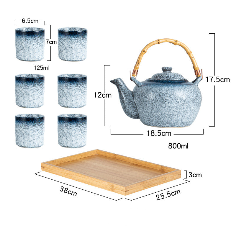 Bamboo Handle For Japanese Style Teapot Restaurant