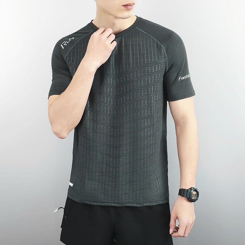 Ice Silk Quick-Dry Tee - Breathable Oversized