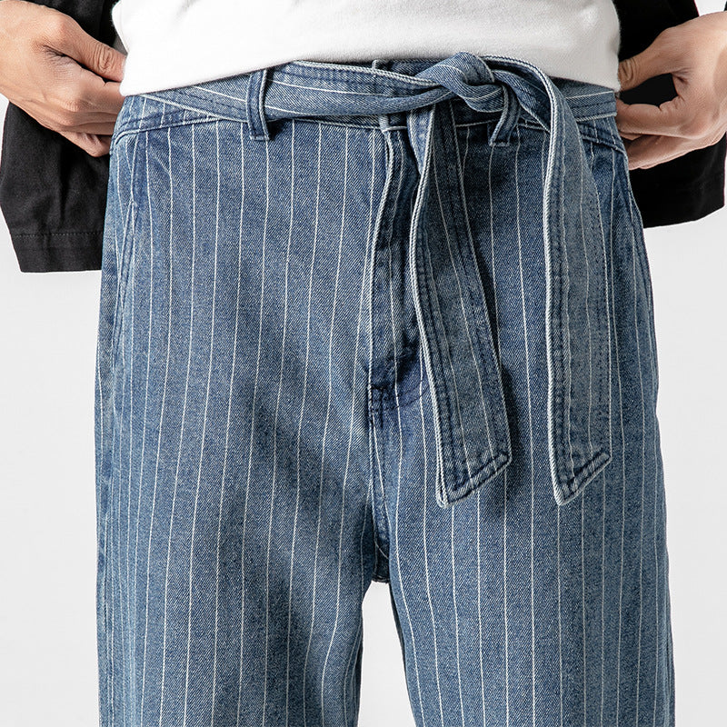 Japanese Style Large Size Men's Jeans