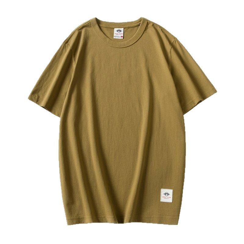 Japanese Style 220g Heavy Cotton Washed T-shirt