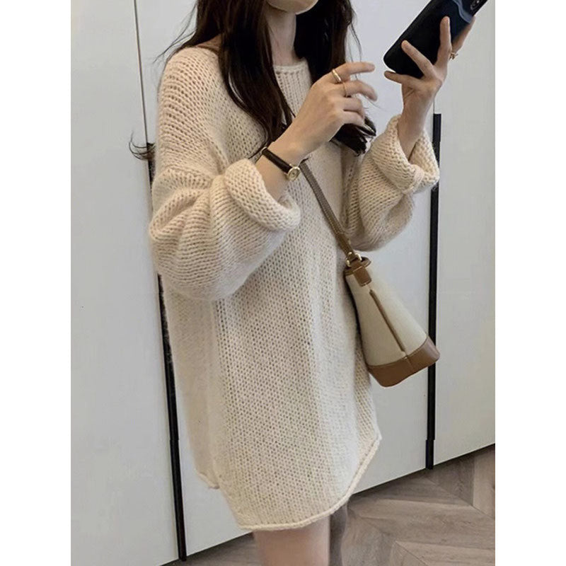 Women's Japanese Lazy Style Retro High-grade Sweater
