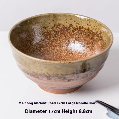 Ceramic Household Lamian Noodles Bowl Antique Tableware Imported From Japan