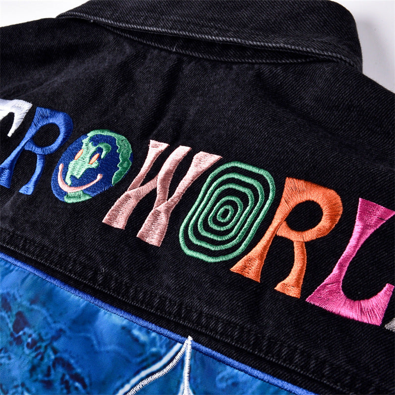 Japanese Embroidered Denim Jacket