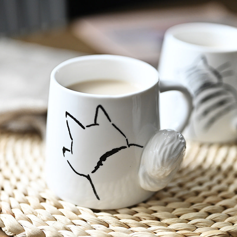 Cat Design Ceramic Mug