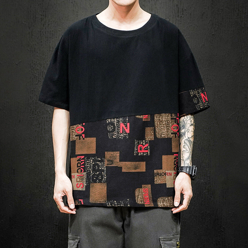 Japanese Black Wall Summer Loose Chinese Style