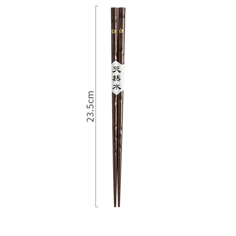 Japanese Style Wooden Pointed Chopsticks Creative Set