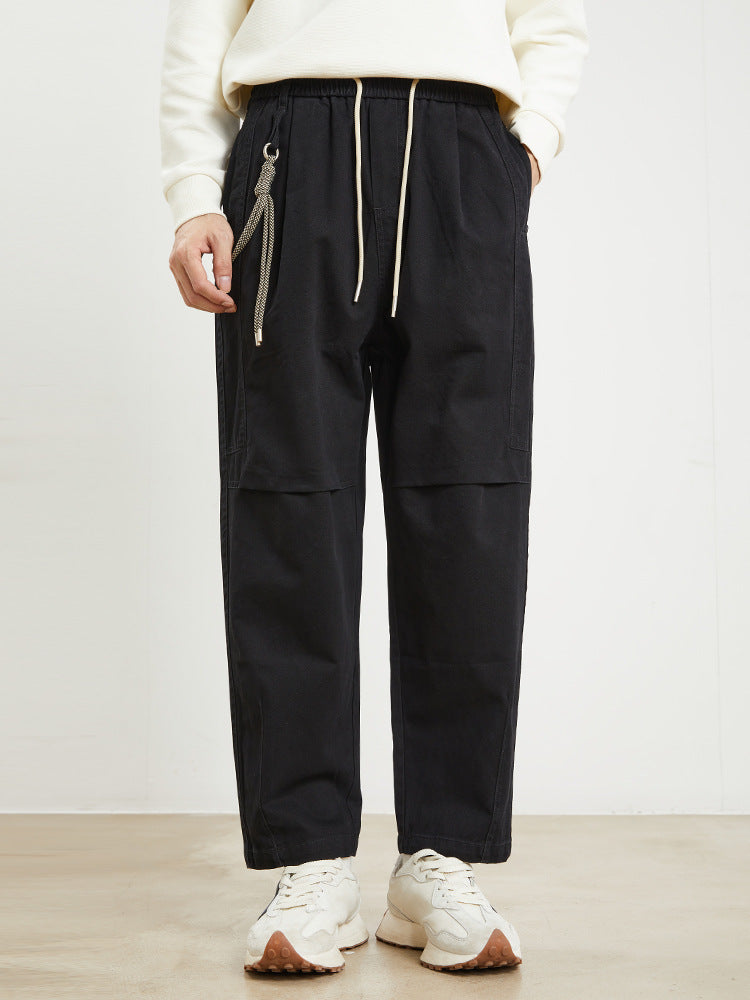 Men's Japanese-style Solid Color Overalls